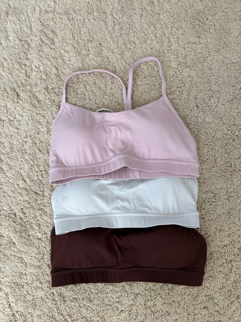 CRZ YOGA Butterluxe Y Back Sports Bras for Women